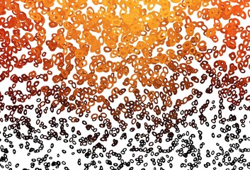 Dark Red, Yellow vector layout with circle shapes.