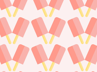 
Strawberry Popsicle, Strawberry Ice Cream