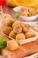 Ascoli stuffed olives.
