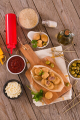 Ascoli stuffed olives.
