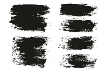 Round Brush Regular Long Background Mix Artist Brush High Detail Abstract Vector Background Mix Set 