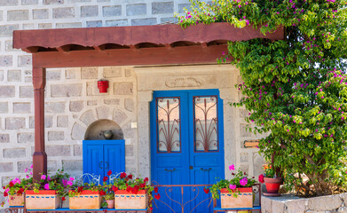 Fototapeta na wymiar Authentic stone building.