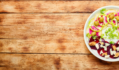 Spring vegetable salad