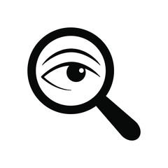 Eye Icon Vector Design Template on white background