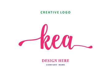 KEA lettering logo is simple, easy to understand and authoritative