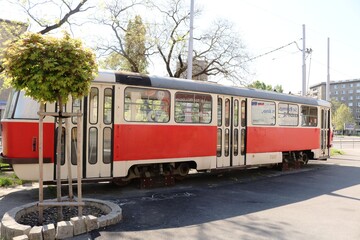 Die alte Straßenbahn