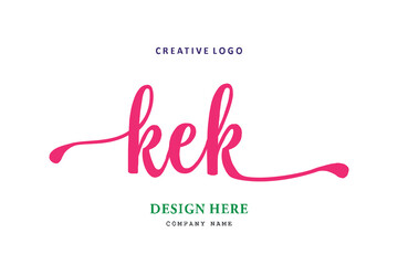 KEK lettering logo is simple, easy to understand and authoritative