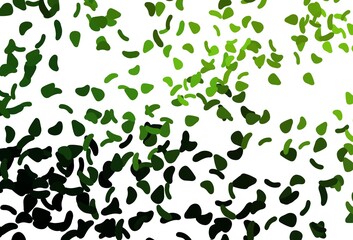 Light Multicolor, Rainbow vector pattern with chaotic shapes.