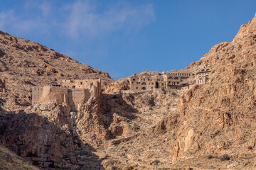 Fototapeta premium Medieval Mar Musa Monastery, Syria