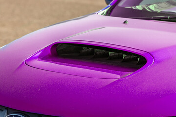自動車の空気取り入れ口　Air intake of private car