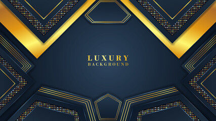 luxury background vector overlap layer with glowing golden lines.Texture with line golden Sparkles glitters dots element decoration.