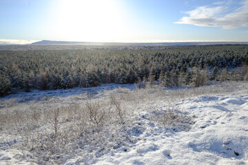the landscape in Iceland at the golden ring.
