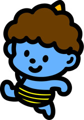 かわいい鬼のキャラクター