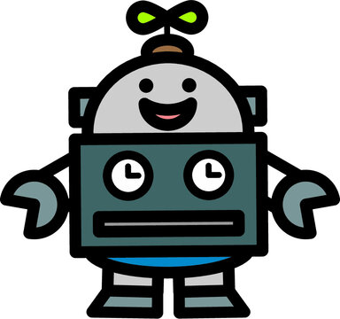 recommend clip art: かわいいロボットのキャラクター
