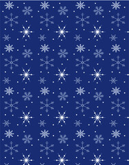pattern with snowflakes