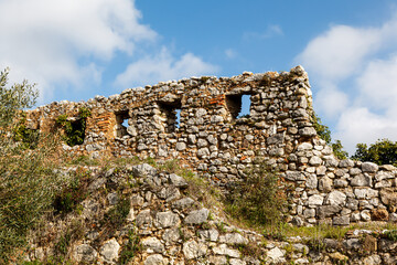 Ruins in Gaucin Andalusia Spain