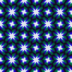  colorful symmetrical repeating patterns for textiles, ceramic tiles, wallpapers and designs.