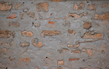 Old brick wall, grunge background, Real old brick wall texture useful for background