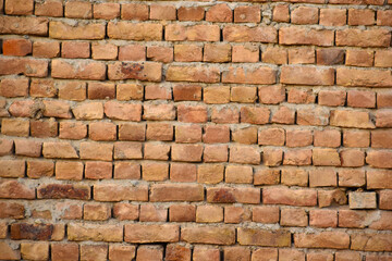 Old brick wall, grunge background, Real old brick wall texture useful for background