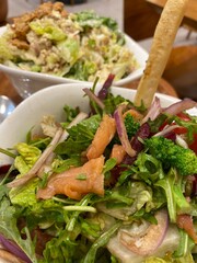 Salmon Salad Healthy Food