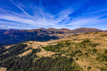 Fototapeta premium Rila Gebirge in Bulgarien | Luftbildaufnahmen vom Rila Gebirge
