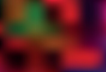Dark Green, Red vector abstract bright texture.