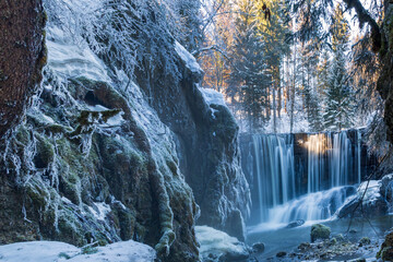 Allgäu - Wasserfall - Winter - Winterwonderland - Rettenberg