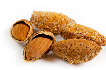 roasted, shelled and salted almonds