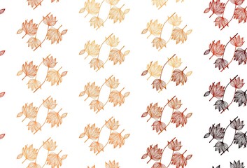 Light Red, Yellow vector hand painted texture.