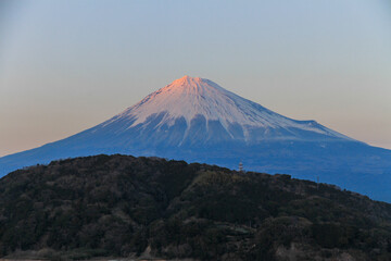 Fototapeta premium 富士川からの富士山