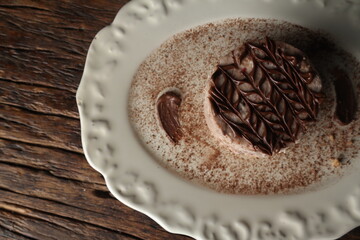 gourmet chocolate and coffee cake