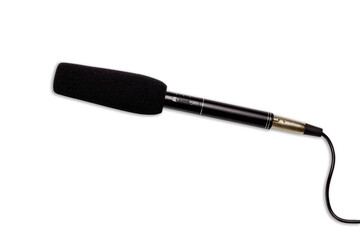 Microphone isolated on white background.  clipping path