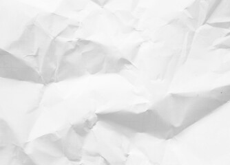 crumpled white paper background