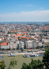 Panorama, Budapest, Hungary, city, top view