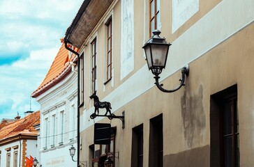 old street in the town