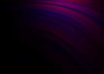 Dark Purple vector pattern with bent ribbons.