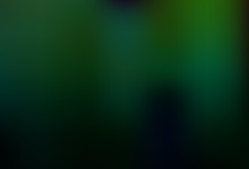 Fototapeta premium Dark Green vector abstract blurred background.