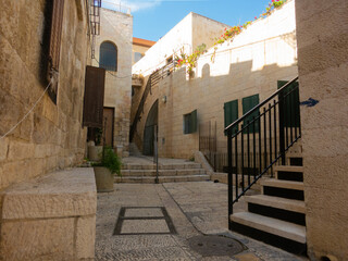 Obraz premium A street in Old Jerusalem
