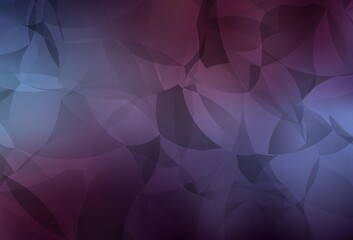 Fototapeta premium Dark Purple vector low poly background.