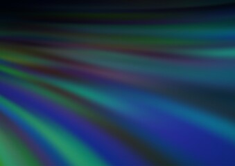 Fototapeta premium Dark Blue, Green vector pattern with lava shapes.