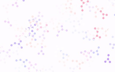 Light Blue, Red vector template with artificial intelligence structure.