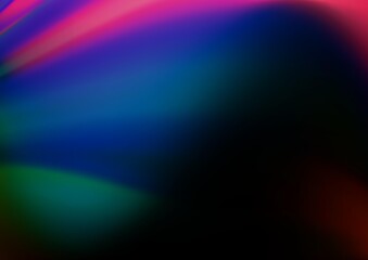 Dark Multicolor, Rainbow vector abstract bright background.