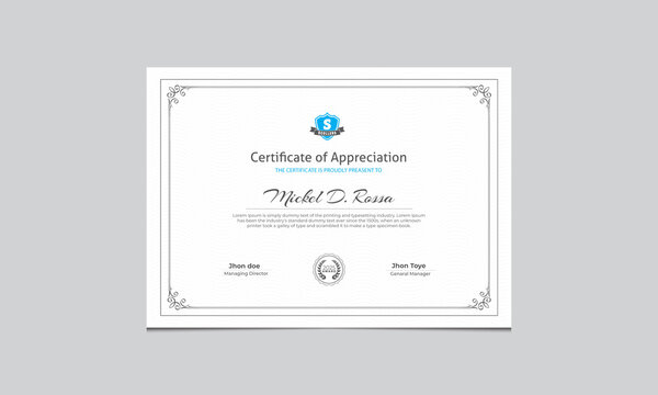 Simple Minimal Certificate 