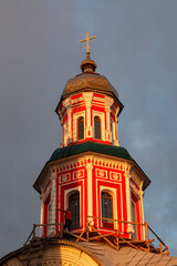 Fototapeta na wymiar Bell tower of the Trinity Church