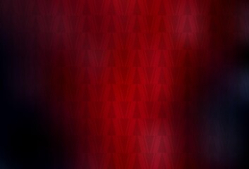 Dark Red vector cover with polygonal style. Beautiful illustration with triangles in nature style. Template for wallpapers.