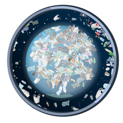 The problem of pollution of the planet. Space debris.