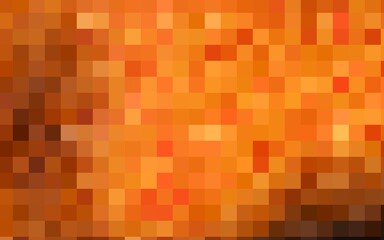 Dark Orange vector polygonal illustration consisting of rectangles. Rectangular design for your business. Creative geometric background in origami style with gradient.
