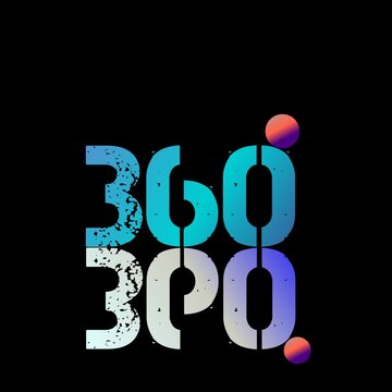 360 degrees logo design, view Related Vector graphic element, used for logo or icon for your Design. Modern style, Trendy Design Vector Eps 10