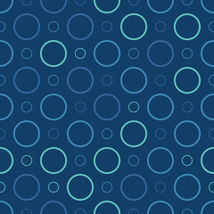 Abstract seamless pattern with circles. Colorful vector background.