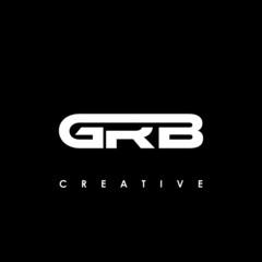 GRB Letter Initial Logo Design Template Vector Illustration
